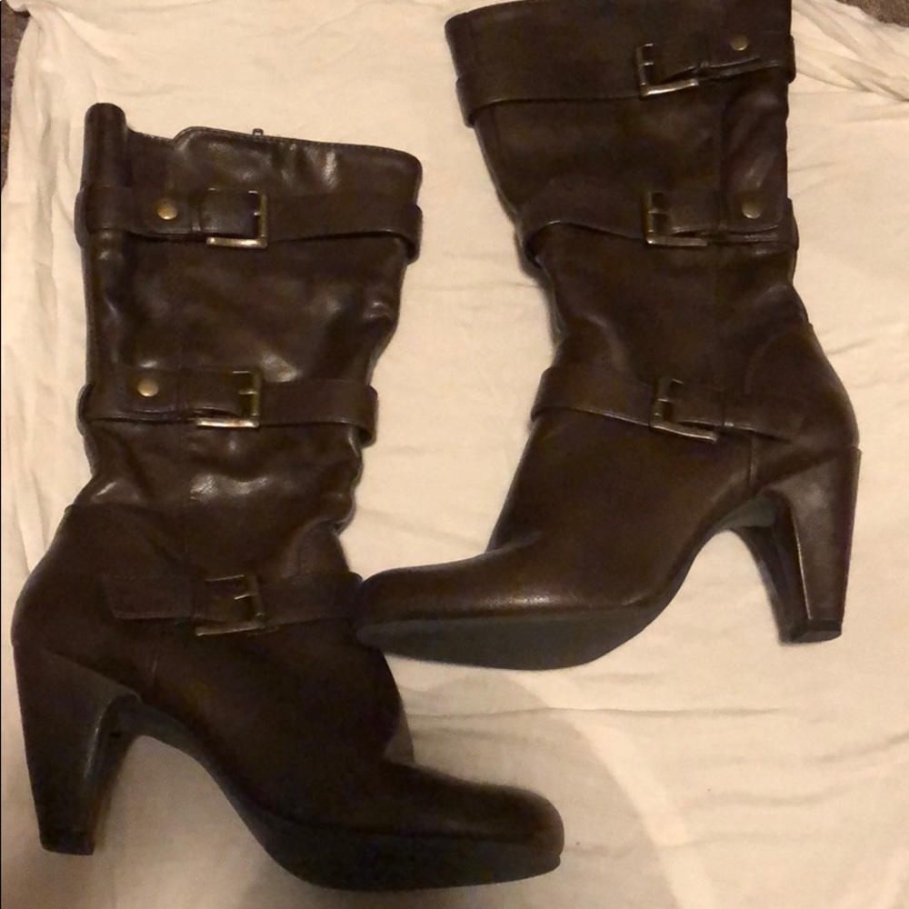 Brown boots